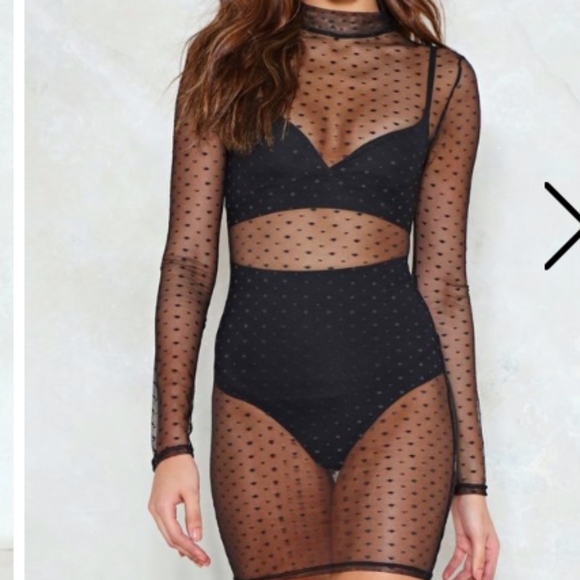 Mesh Bodycon dress - Picture 3 of 3